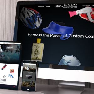 WEBSITE DESIGN AND DEVELOPMENT: Shmaze Custom Coatings