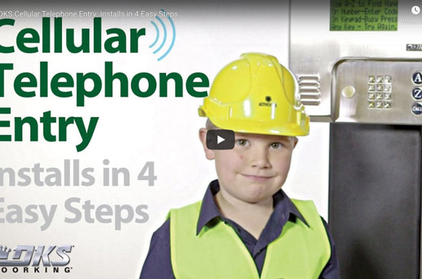 VIDEO: DKS Cellular Telephone Entry: Installs in 4 Easy Steps