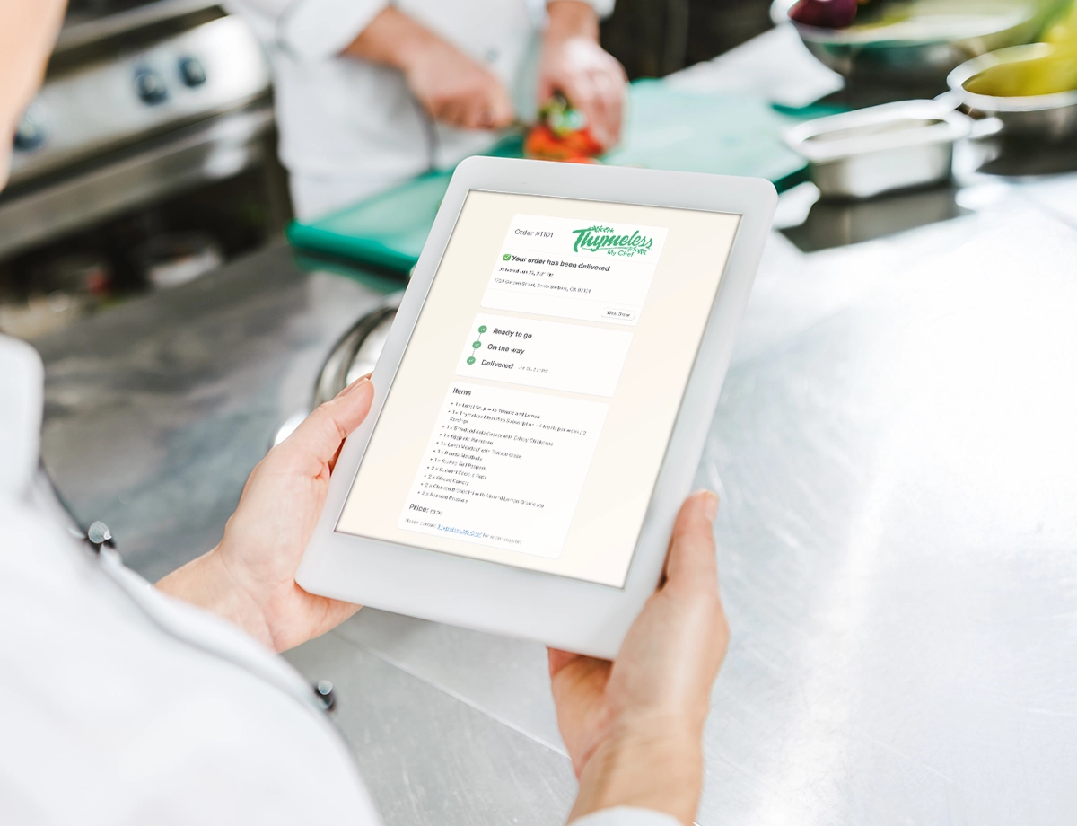 Thymeless Ipad order