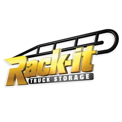 ogo of Rackit Truck Storage featuring bold lettering and a sleek design, symbolizing efficient vehicle rack solutions